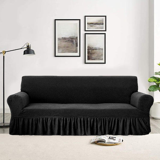 TURKISH STYLE SOFA COVER - BLACK