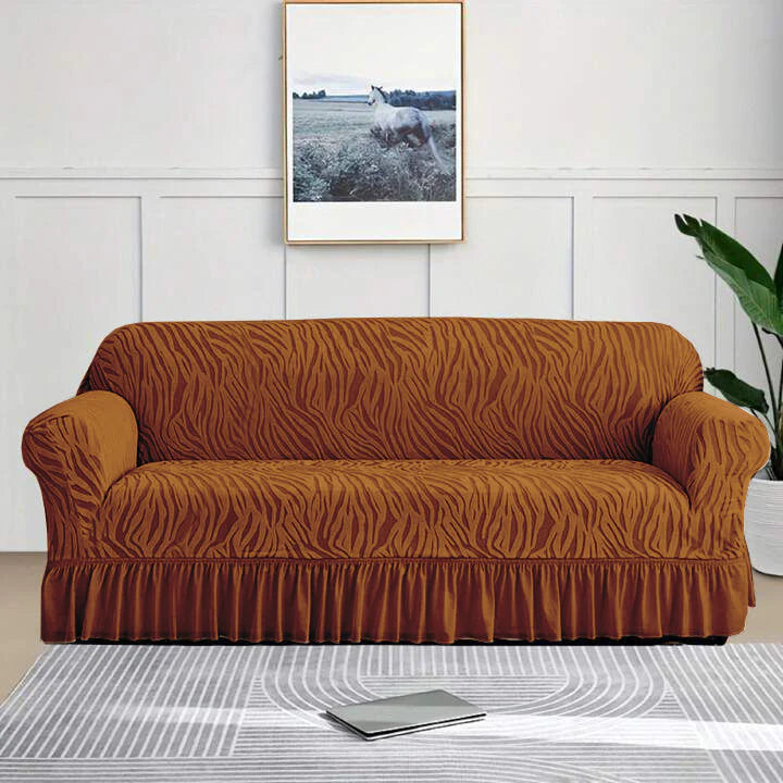 Zebra Velvet Sofa Covers - All Colors & Sizes